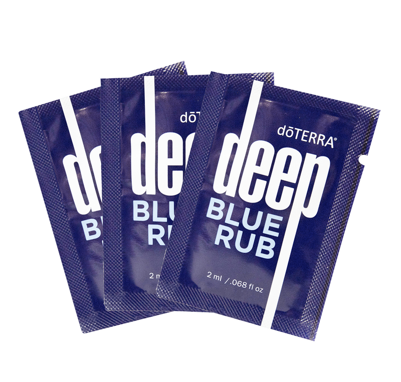doTERRA Deep Blue enyhítőkrém-minták