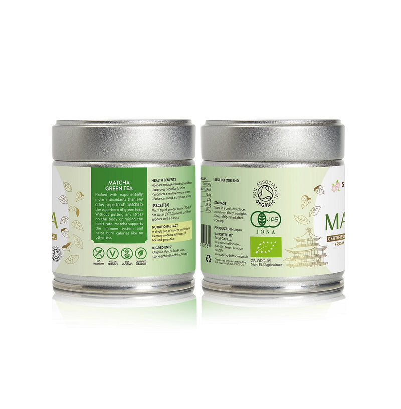 Matcha Tea 40g organikus tubusos cimke